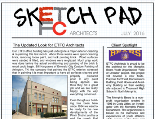 ETFC Architects Quarterly Sketch Pad